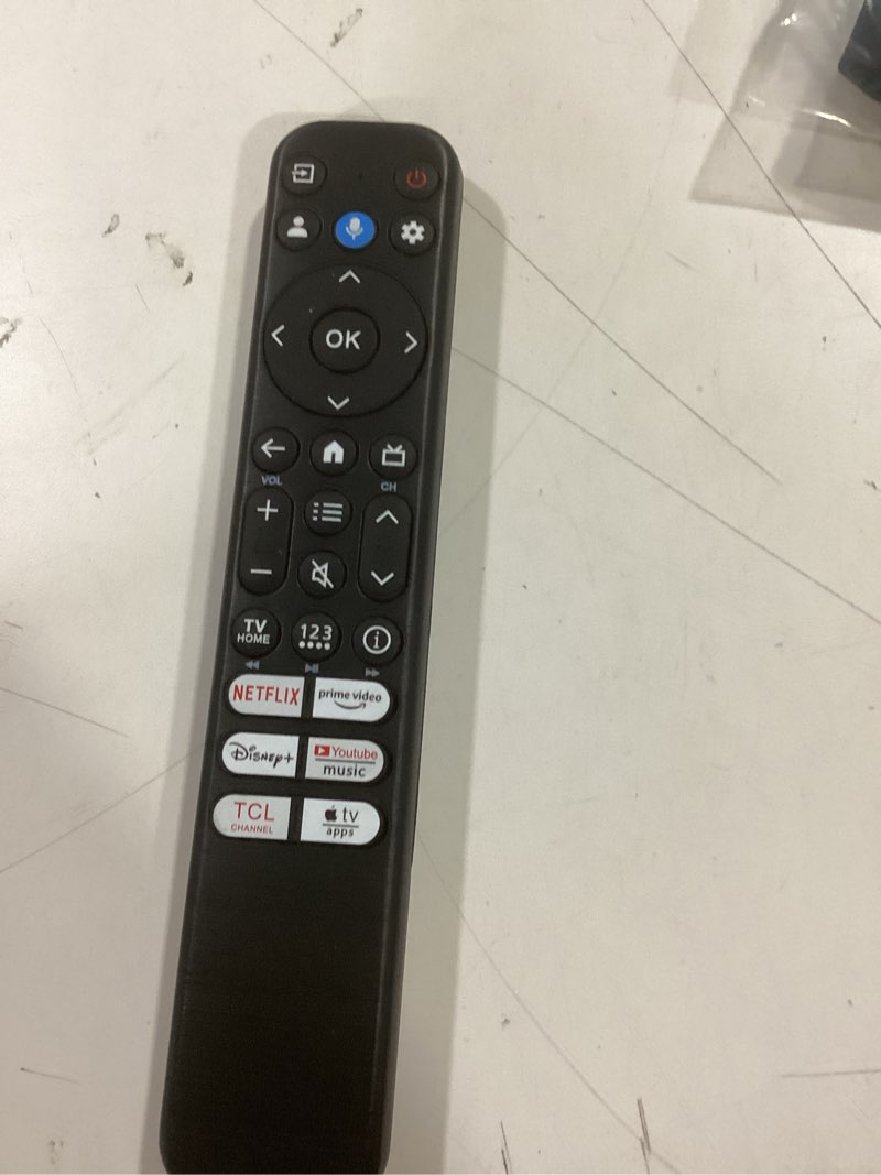 Condition photo showing Good Condition for Universal Remote for All TCL TV Remote Replacement, Motion Backlit, Voice Control & Bluetooth, Google Smart TV, Fire TLC and Android TVs 2025-2016 for TCL 2025-2005