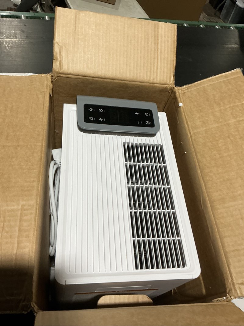 Condition photo showing As Is for 4500 Sq.Ft Most Efficient Energy Star 2025 Dehumidifier,AEOCKY Max 80 Pint/Day Smart Compressor Dehumidifier with Drain Hose, Intelligent Humidistat,for Basement,Bedroom,Home,Bathroom 80 Pints - 4500 Sq.Ft