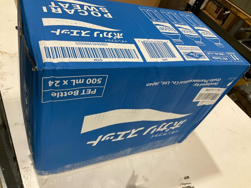 Condition photo showing Good Condition for pocari sweat electrolyte drink, 24 pack of 16.9 fl oz bottles – hydration, replenishment & recovery beverage citrus 16.9 fl oz (pack of 24)