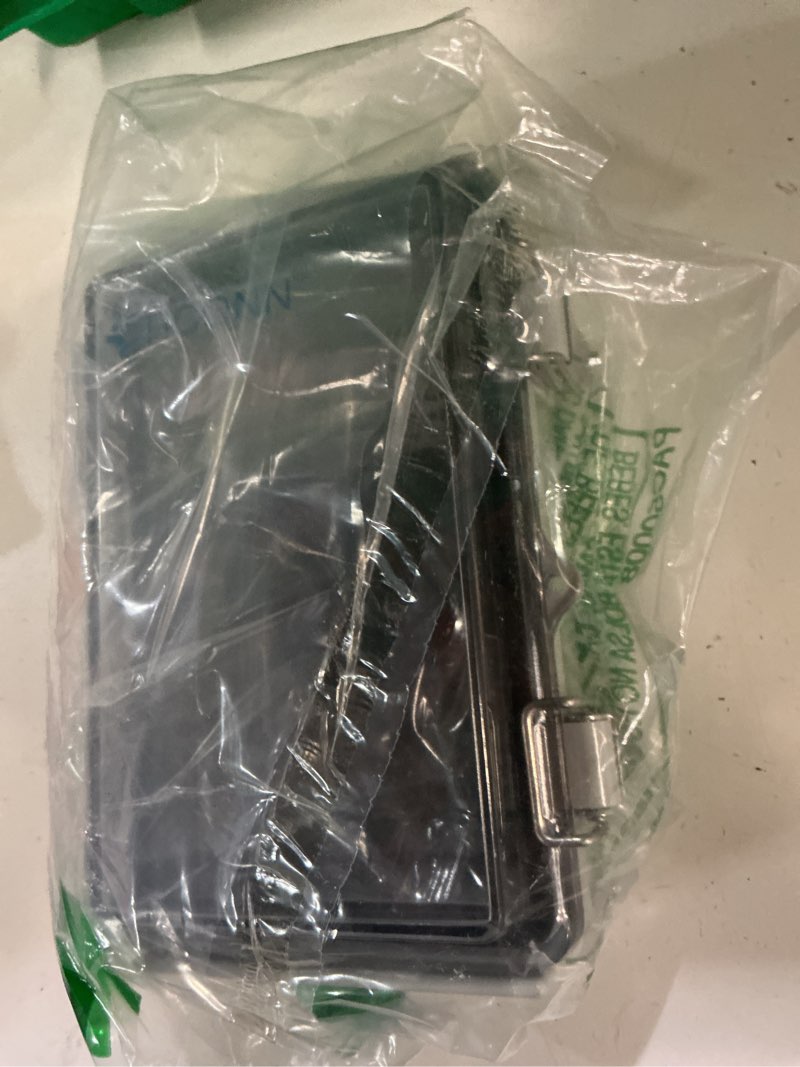 Condition photo showing As Is for ticonn waterproof electrical junction box ip67 abs plastic enclosure with hinged cover with mounting plate, wall brackets, cable glands (clear, 5.9"x3.9"x2.8")