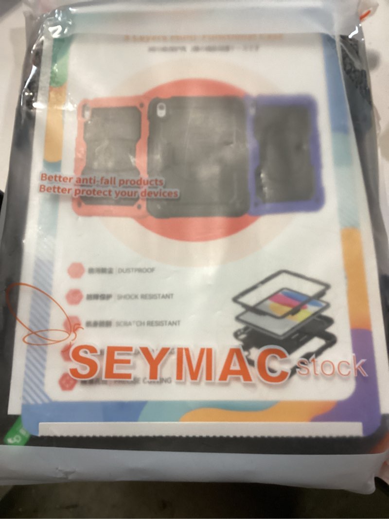 Condition photo showing New/Like New for SEYMAC stock Case for Lenovo Tab M9 (TB-310FU) 2023 with Screen Protector, Drop-Proof Protection Cover with 360° Rotating Stand &Strap [Pen Holder] Case for Lenovo Tab M9 9'' (Black) Case for Lenovo Tab M9 (TB-310FU) 2023 9" Black