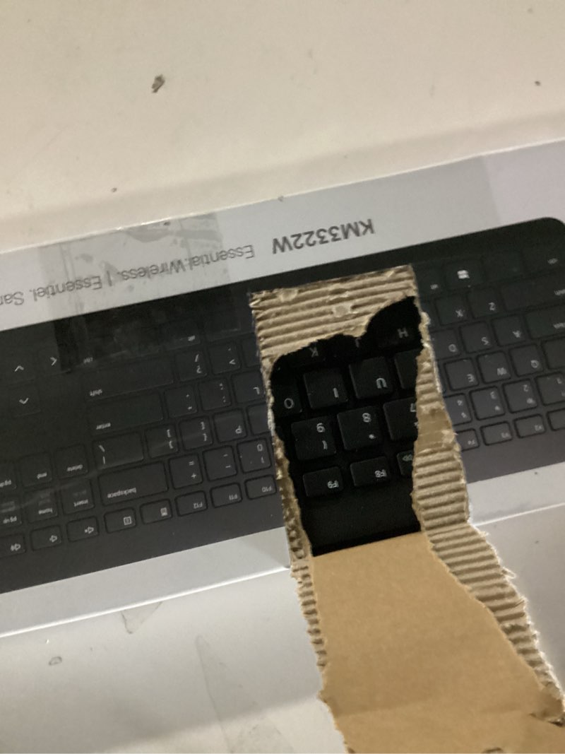Condition photo showing New/Like New for Dell Wireless Keyboard and Mouse - KM3322W, Wireless - 2.4GHz, Optical LED Sensor, Mechanical Scroll, Anti-Fade Plunger Keys, 6 Multimedia Keys, Tilt Leg - Black Black KM3322W