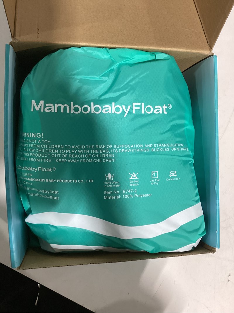 Condition photo showing Good Condition for heccei mambobaby baby pool floats hammock with canopy - portable swimming floating toys self-inflating water hammock pool raft floatie lounger for baby summer lake beach upf50+, green