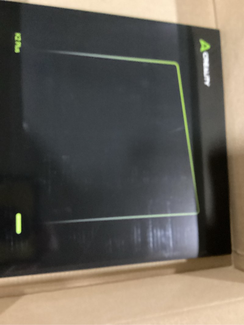 Condition photo showing As Is for creality k2 plus epoxy resin build plate, 370x370mm texture spring steel bed plate excellent adhesion heat-resistant wear resistance flexible print platform for k2 plus 370*370mm k2 plus epoxy resin