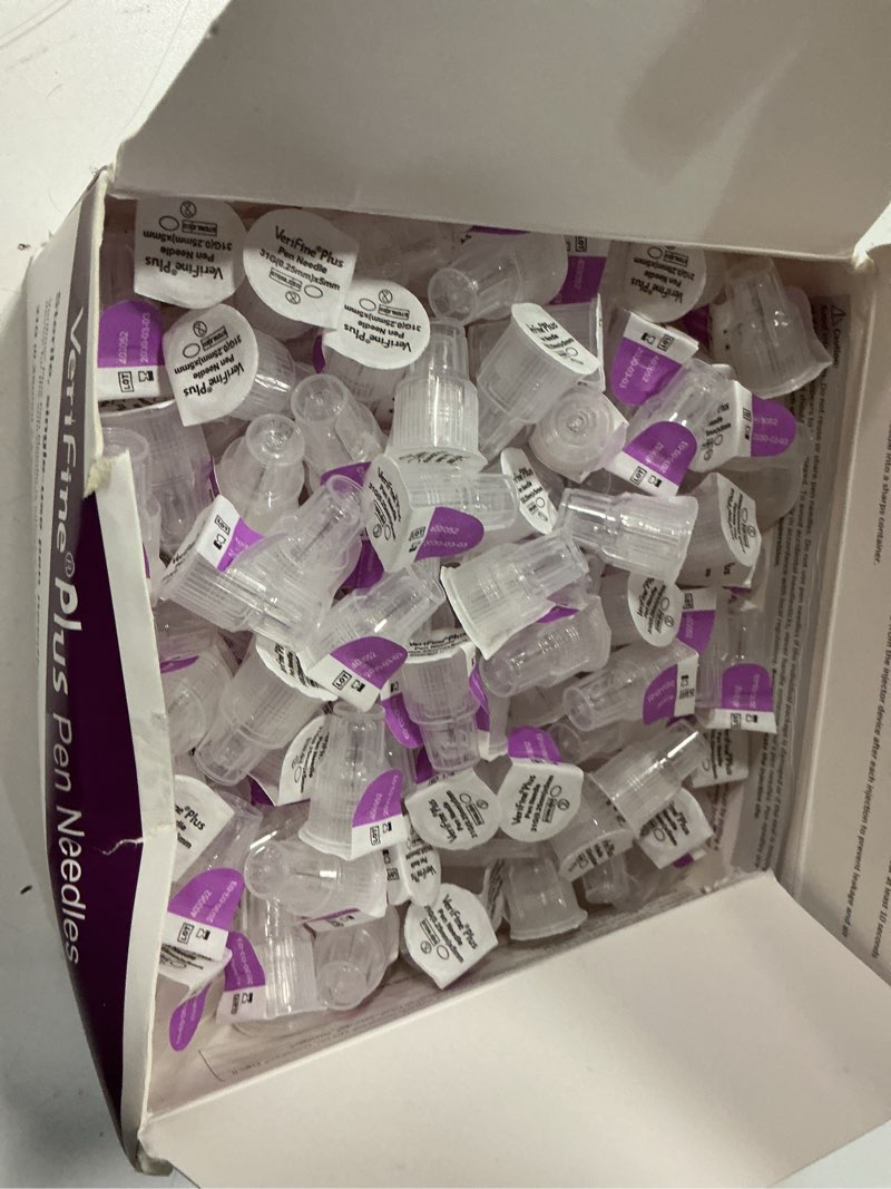 Condition photo showing New/Like New for verifine pen needles 31g 5mm, diabetic needles for insulin injections, compatible with most diabetes pens, 200 count 5mm x 31g (3/16”)