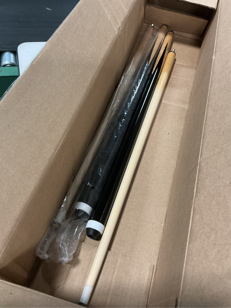 Condition photo showing As Is for professional pool cue stick for adults or kids 36" 42" 48" 52" 58" 16/18/20oz billiard cue stick with 13mm tip set of 2 set of 4 48inch-2pcs