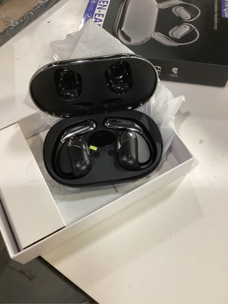 Condition photo showing Good Condition for paekole ai translation earbuds, real-time two-way translator in 198+ languages, audifonos traductores inglés español, 3-in-1 translating headphones for travel, business & learning metallic black