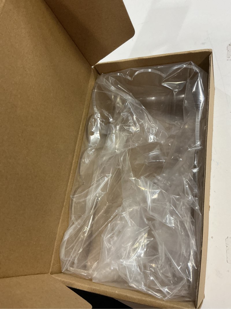 Condition photo showing Good Condition for clear acrylic napkin holder, scalloped napkin holder for table, paper hand towels storage tray for bathroom, kitchen, parties, weddings, and various events(9x5.1x2.4 inch)