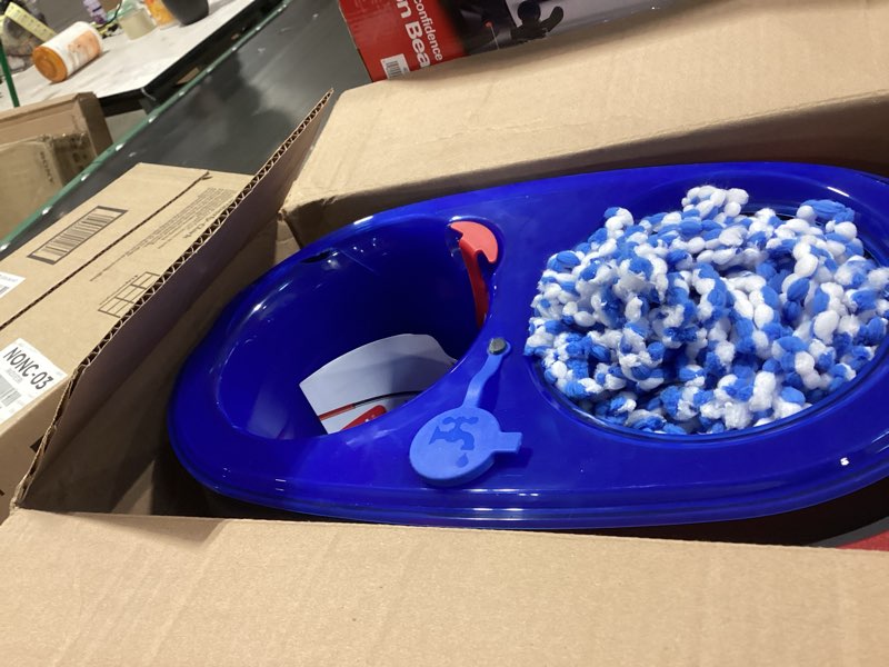 Condition photo showing Good Condition for o-cedar rinseclean spin mop & bucket system | clean with water | removes 99% of bacteria