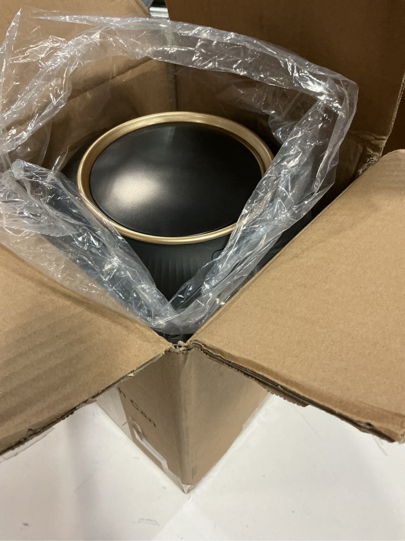 Condition photo showing Good Condition for URALFA Motion Sensor Trash Can with Lid, 3 Gallon / 11 L Automatic Bathroom Trash Can, Touchless Trash Bin, Smart Plastic Garbage Can with Removable Legs for Bathroom, Bedroom, Kitchen, Office, Black Black Automatic with Legs