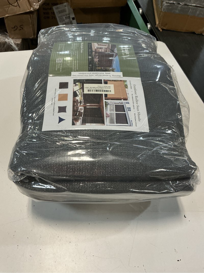 Condition photo showing Good Condition for 90% sun shade cloth with grommets 12x20 ft, outdoor pergola shade cover, heavy-duty mesh tarp patio sun screen for lawn garden backyard, grey 1 2 x 2 0 ft gray