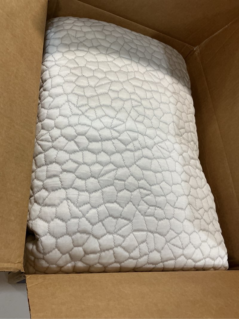 Condition photo showing Good Condition for cooling pillows queen size shredded memory foam pillows for side back stomach sleepers, two-sided cool adjustable firm or soft bed pillow luxury gel neck pillow for neck shoulder pain relie 1 piece