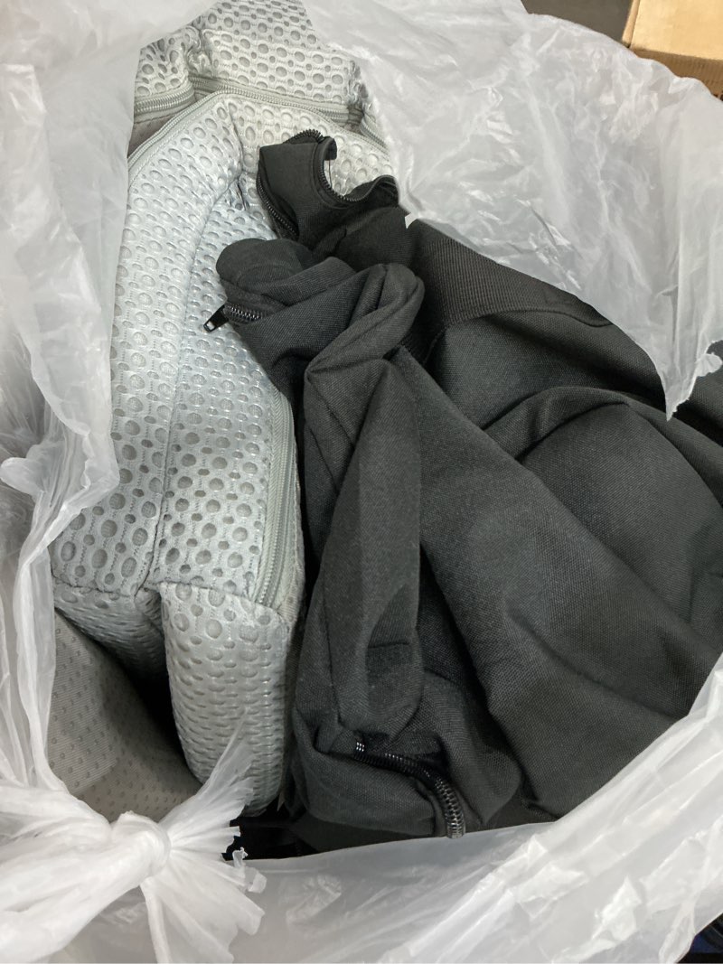 Condition photo showing As Is for gonex foam mattress for tesla model y 3, 2" foam car camping mattress with washable mesh cover for superior support, foldable with storage bag, fits frunk trunk, portable for road trips, 75" x 44.5"