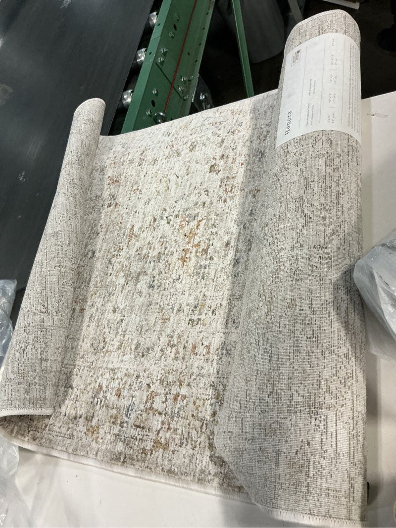 Condition photo showing Good Condition for Loloi Amber Lewis Honora Collection HON-05 Bone/Multi 2'-0" x 3'-4" Accent Rug Bone / Multi 2' x 3'4" (Rectangular)