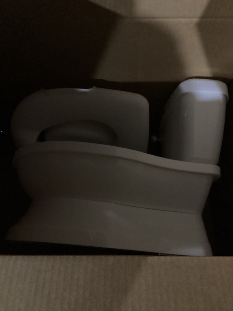Condition photo showing Good Condition for Summer Infant by Ingenuity My Size Potty Pro in White, Toddler Potty Training Toilet, Lifelike Flushing Sound, for Ages 18 Months+, Up to 50 Pounds