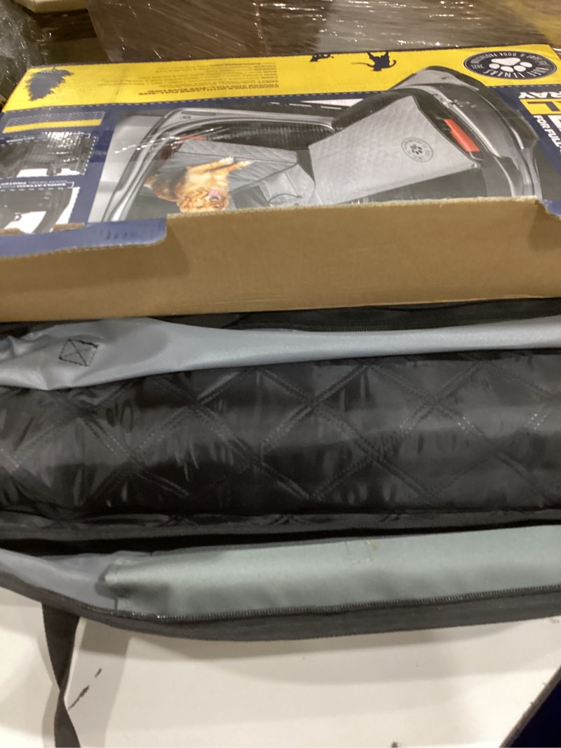 Condition photo showing Good Condition for ruff liners xl back seat extender for dogs, gray – as seen on shark tank – flat bridge platform for full-size trucks, stable base, 400lb support, waterproof – rigid back seat cover for dogs gray xl - full-size trucks