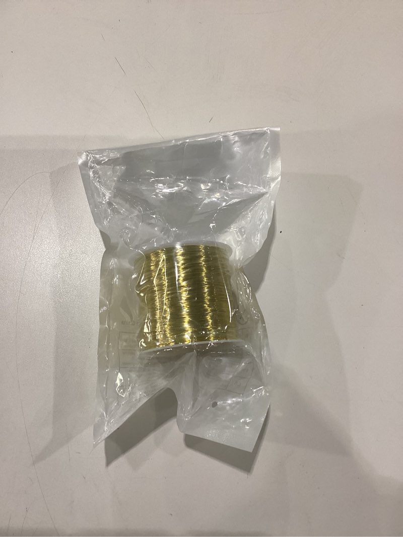 Condition photo showing New/Like New for Gold Wire for Jewelry Making 328 Feet Gold Wire Rust-Resistant Copper Alloy Beading Wires for Jewelry Making, Beading, Bracelet Makings and Various Handmade Artworks