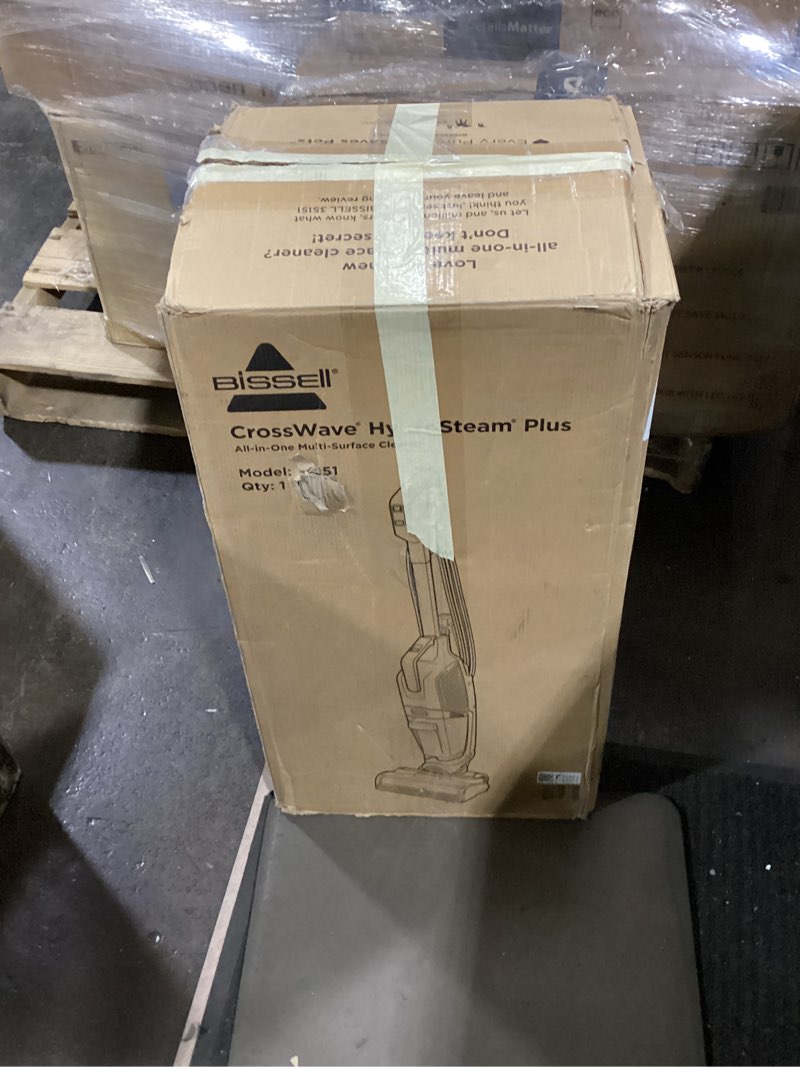 Condition photo showing As Is for BISSELL® CrossWave® HydroSteam™ Wet Dry Vac, Multi-Purpose Vacuum, Wash, and Steam, Sanitize Formula Included, 35151 CrossWave HydroSteam