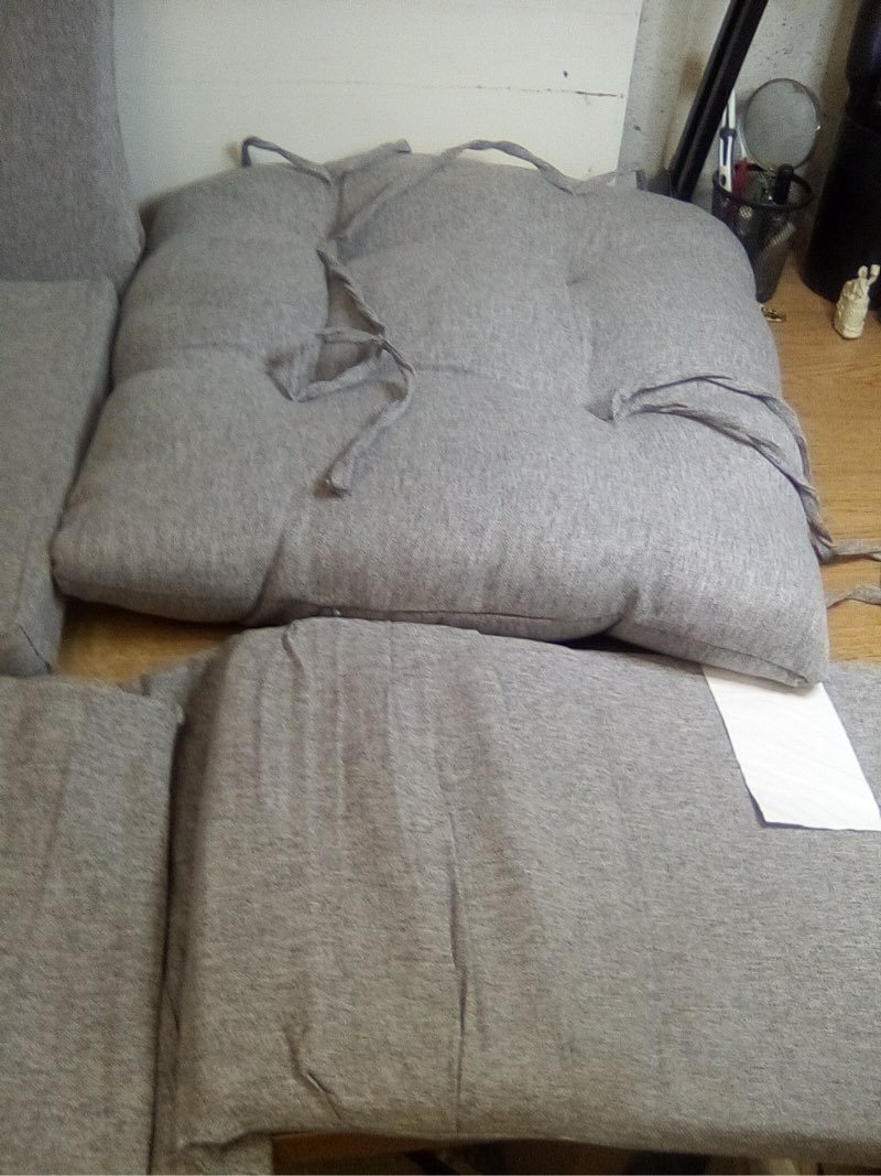 shipping have one to sell? sell one like this sell something else  similar items s30b49a54-f6c6-4695-a2e4-1dee098e01a8p383be48b-bfd9-4210-831a-39b24a014b91eec0c626-c229-4db1-8da8-f26fc851c26bf2f04c86-be15-46ac-ba61-60c795a8b9347968f6ca-64d3-4b0b-be36-afa5a5e445b0o8247a70e-25b7-4867-a3df-17760a6c6627d39470c8-925f-4d97-90c6-4287b93847a0ed0c9e98-9fb5-4643-8176-f7a9359cd026nd1b427f0-da7b-4142-a766-7865665234a7s8860a012-bb9b-4068-b16f-66d57ff68c6cfe01b692-b07e-4d96-a54b-78ff10e176e32ef77c5f-7f05-4305-8d55-4550799b7dfee8c39ea3-52e1-4ab8-bba1-10963f9add646d4fd1ba-1647-4453-a4b8-b3860672355fff7b234c-d06e-48f2-a151-9ca37d28eb9co1e41c1af-5d66-405e-9aa1-a238860ddd02915e3b32-619f-4f7f-b879-c31fa4319cfb2c157b0a-a77b-4a8c-aa11-067df392a1762a9d557c-ec0f-4421-b144-c88c87ad0024r40f95b89-630b-4f24-9f2f-63820ccc26caee1774459-82e5-4513-be11-52a3e5238e16dc118db5f-b108-42cd-915b-1614507ad3077f7e8e5e-8272-4c7c-a17c-308aab5a9a1e7835f16d-4eed-405b-af23-c9f7b11122bbc8d730a7-d4b8-4ca7-a643-1497486fc835059e62ff-548d-4235-bd10-9000ff12b749754ff1a6-0796-4b9c-8021-3674ccbf8102c8447548-1924-4c5f-b85b-5188750d48ac see all  elegant set of 4 medium firm tufted memory foam chair cushions - gray new $147.99 previous price$184.99 20% off free shipping seller 99.7% positive   5pcs soft glider rocker replacement cushions with storage side pockets washable new $108.99 free shipping seller 99.4% positive 5 piece glider rocker cushion set w/ ergonomic design and storage, grey ( similar 