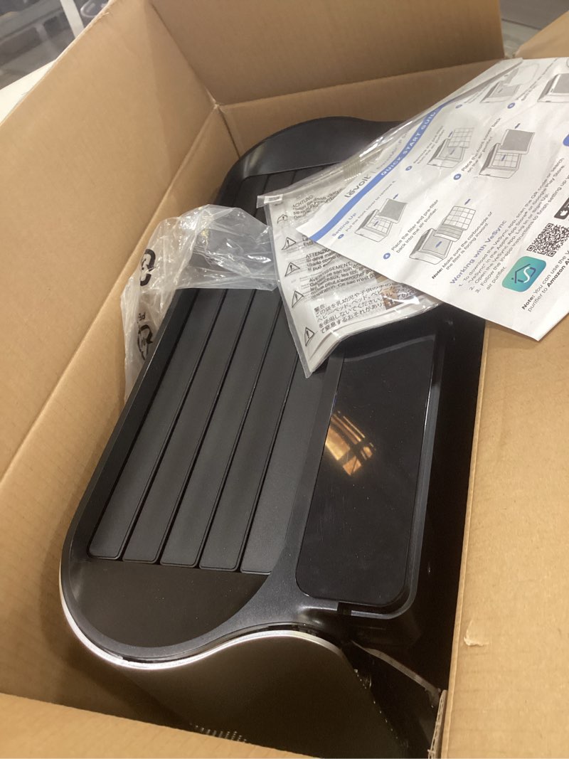 Condition photo showing As Is for levoit air purifiers for home large room with 3-channel air quality monitor, washable pre-filter, aham verifide, hepa sleep mode for pet, allergy, smoke, dust, alexa control, 2655 ft², everestair-p