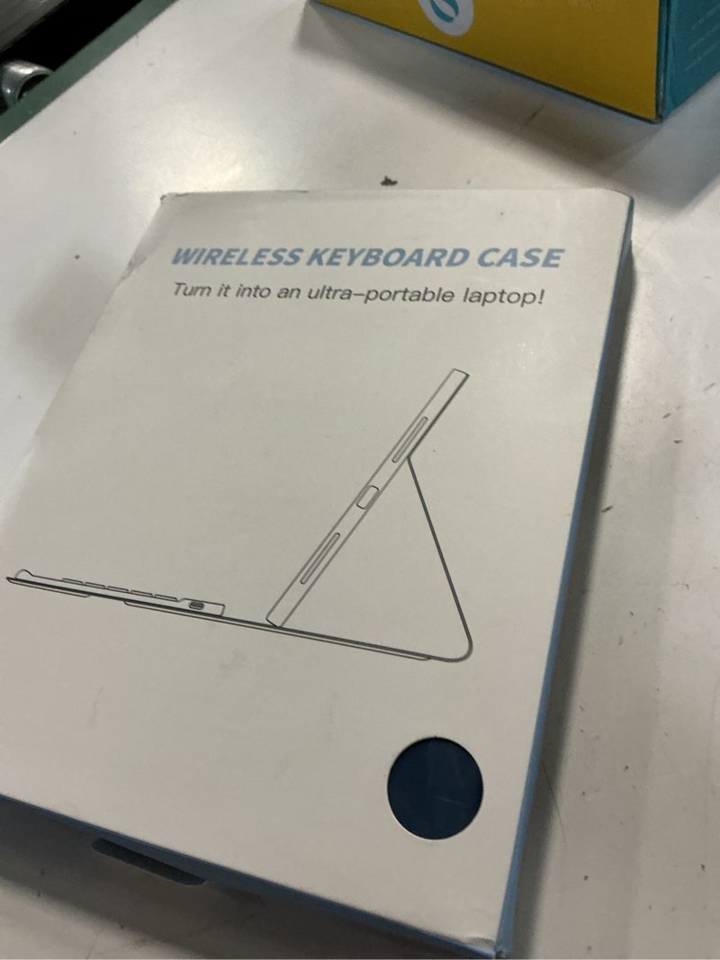 Condition photo showing New/Like New for harvopu compatible with ipad air 11-inch/air 5th 4th generation case with keyboard - backlit detachable, folio cover with pencil holder for ipad air 11 inch m3/m2, air 5/ air 4 (abyss blue)