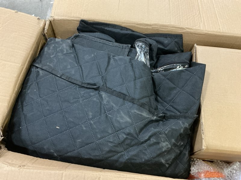 Condition photo showing As Is for COSVALVE Portable Steam Sauna Box with Red Light, 6-Sided Sauna Tent, 2 Person Indoor Sauna Room for Relaxation, at Home Sauna Spa w/4L 1600W Steam Generator, Remote Control, Timer, 2 Folding Chairs