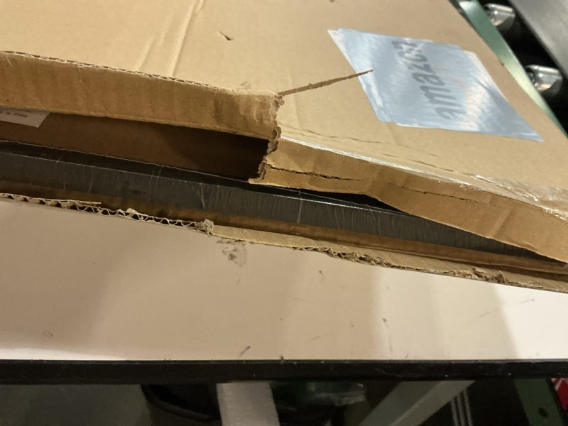 Condition photo showing New/Like New for upsimples 18x26 Picture Frame, Display Pictures 14x22 with Mat or 18 x 26 Without, Wall Hanging Poster Frames, Black, 1 Pack Black 18x26