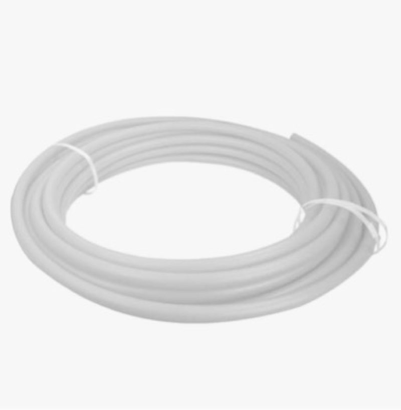 sharkbite 1 inch x 100 feet white pex-b, pex pipe flexible water tubing for plumbing, u880w100