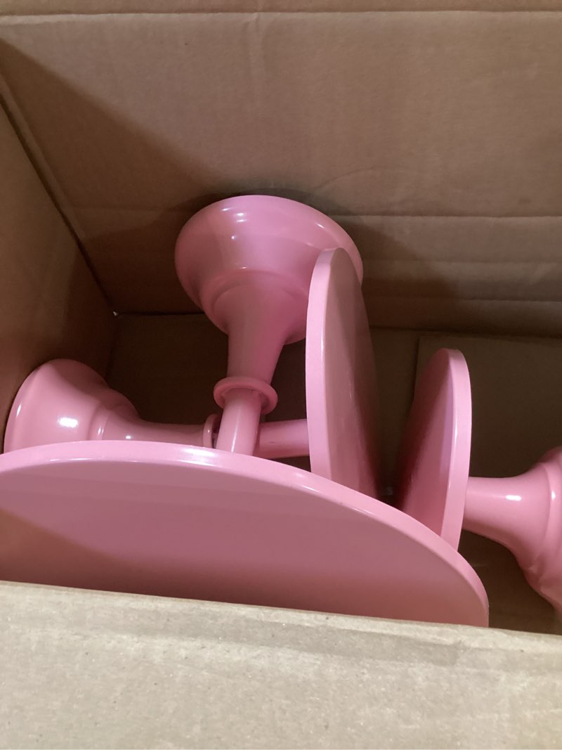 cbbzjy 3 pcs metal cake stand set 8/10/12 inch dessert table display perfect for baby shower wedding