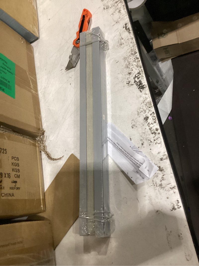 Condition photo showing As Is for rv blinds for camper window,rv shade window camper blind for travel trailer | 17"w x 24"l rv shades for travel trailer motorhome,uv&privacy protection,heat&light block,easy install and clean gray 17"w x 24"h