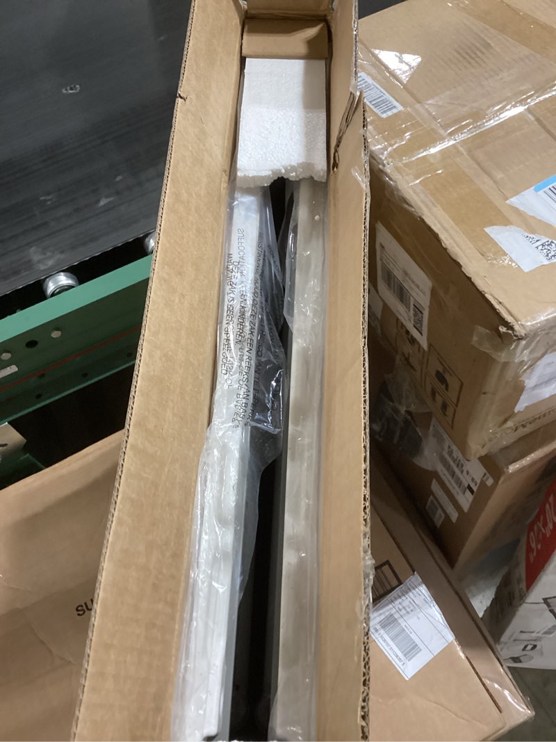 Condition photo showing Good Condition for Folding Table 4 Foot Portable Heavy Duty Plastic Fold-in-Half Utility Table Small Indoor Outdoor Adjustable Height Folding with Carrying Handle, Camping and Party,White | Portable, Heavy Duty, Fold-in-Half, Indoor Outdoor, Adjustable Height, Folding