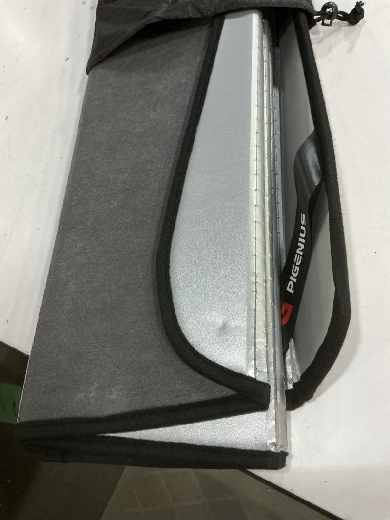 Condition photo showing Good Condition for windshield sunshade for subaru crosstrek 2024-2026, impreza 2024-2026 front window shade - safeguard gray(safeguard) 2024-2026