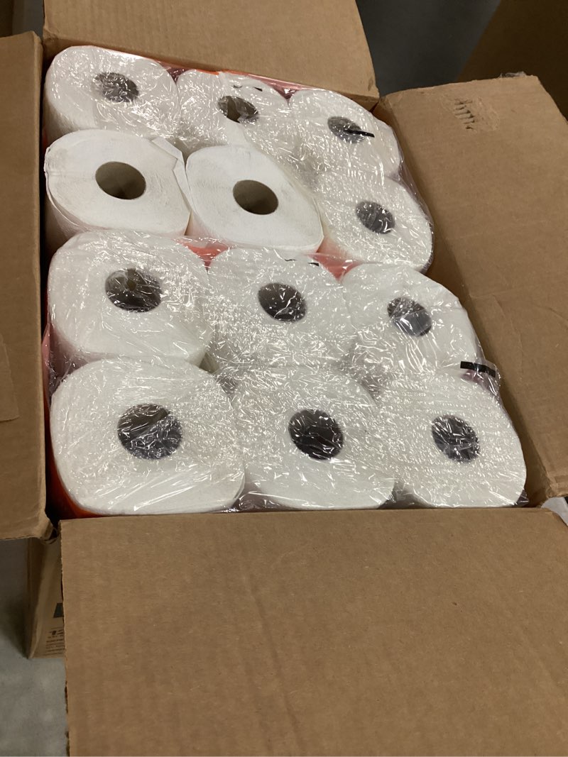 Condition photo showing Good Condition for amazon basics 2-ply flex-sheets paper towels, 12 basics rolls = 40 regular rolls, everyday value with 150 sheets per roll, packaging may vary