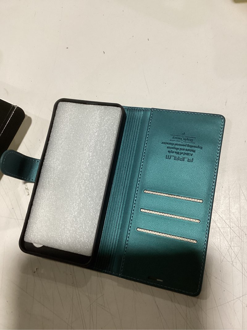 Condition photo showing Good Condition for wallet case for samsung galaxy a36 5g, rfid blocking credit card holder, pu leather folio flip kickstand protective shockproof cover for galaxy a36 (green)