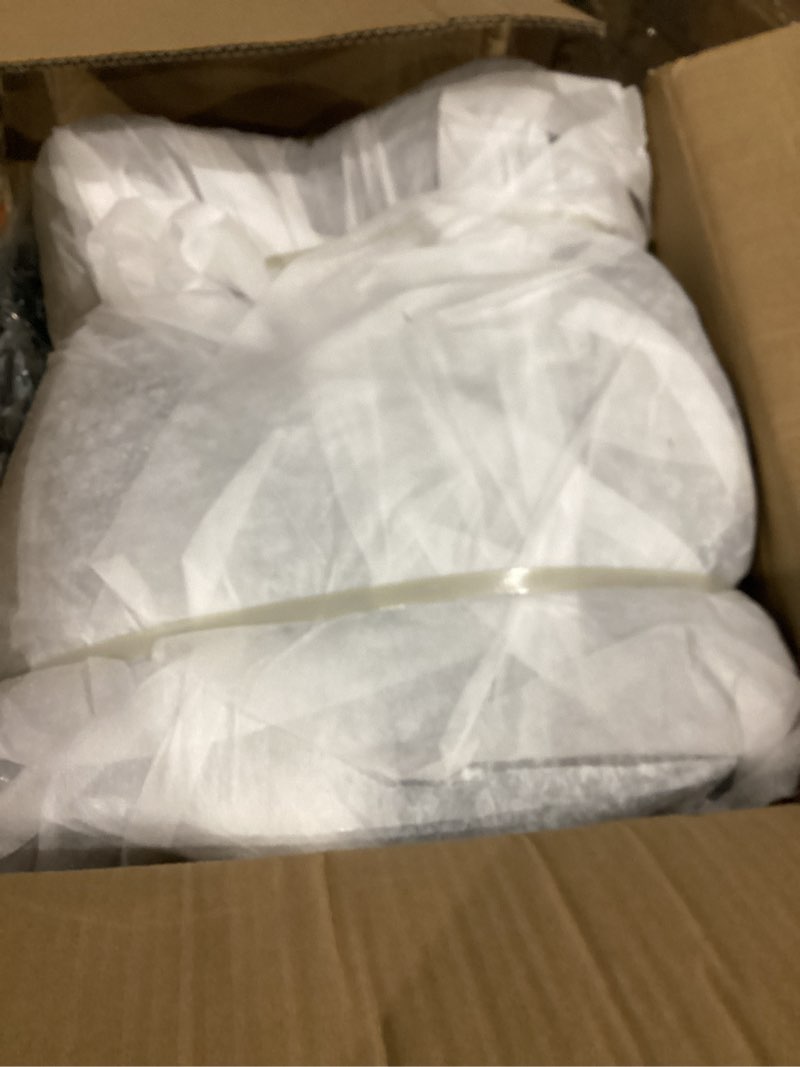 Condition photo showing Good Condition for EHEYCIGA Foldable Human Dog Bed, 72"x44"x11" Orthopedic Memory Foam Human Sized Dog Bed, Waterproof Pet Bed for People, Faux Fur Pet Couch for Adult with Non-Slip Bottom, Faded Black 72x44x11(Folded 44x36) Faded Black