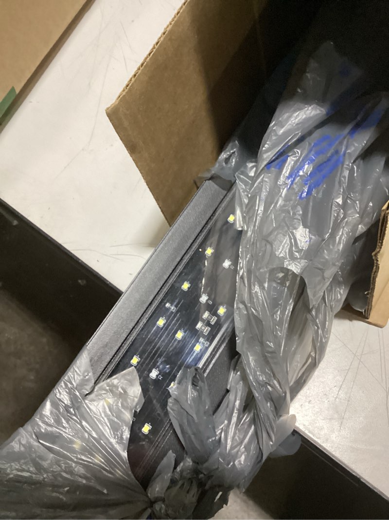 nicrew c10 plants led aquarium light, 30-36 in, 20watts, full spectrum fish tank light with timer, d