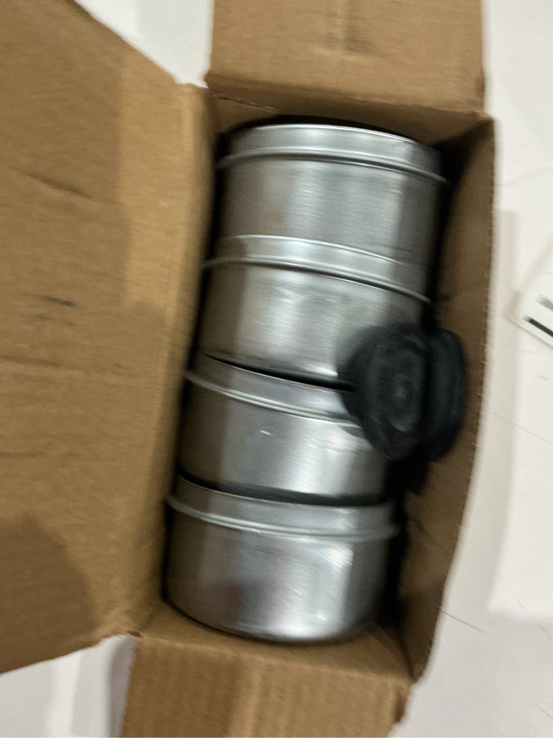 Condition photo showing As Is for 4pcs 2.72" trailer axle wheel hub and bearing dust cap with extra 4 rubber plugs for most 7000-8000 lb wheel hubs trailer dexter ez lube camper rv bearing dust cap