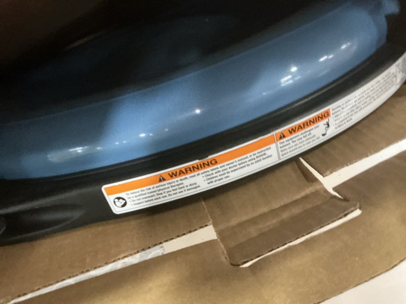 Condition photo showing Good Condition for Bosu Balance Ball Exercise Trainer, Home Gym Equipment w/ Guided Workouts & Pump, 26", Blue - Inflatable Fitness Platform for Strength Training, Standing, Balancing, and Core Workout Light Blue/Black