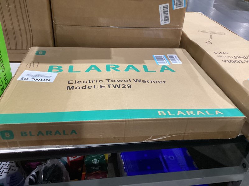 Condition photo showing New/Like New for Heated Towel Racks for Bathroom, Wall Mounted Electric Towel Warmer Racks with Timer & Temperature Control, Stainless Steel Towel Heater for Bathroom, Brushed (Round-Brushed Silver, 4 Bars) Round-brushed Silver 4 Bars