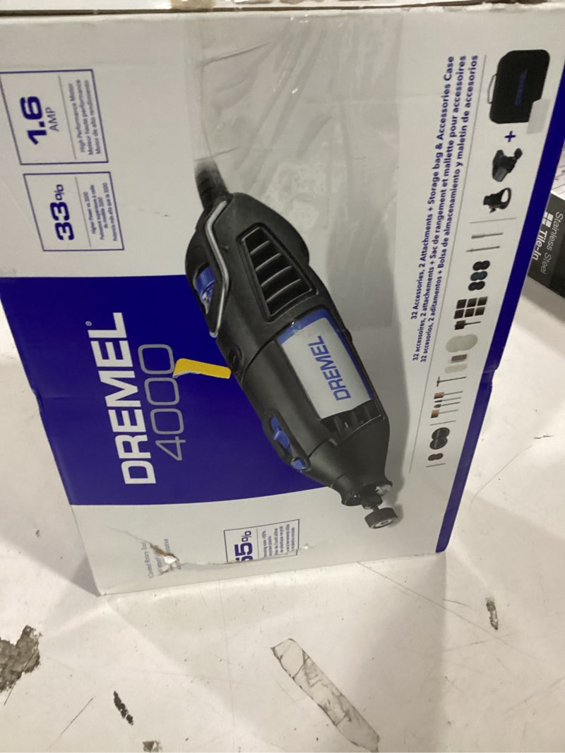 Condition photo showing Good Condition for dremel variable speed 1.6 -amp multipurpose corded rotary tool kit ( )
