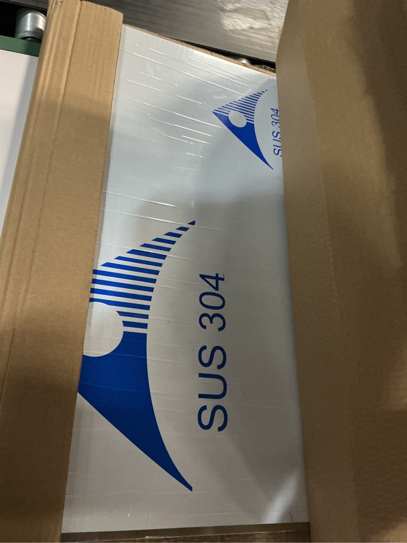 Condition photo showing Good Condition for LandHope Large Cutting Board 304 Stainless Steel Cutting Board Metal Baking Mat Non Stick Thick Board Cutting Fruit Vegetable Meat Kneading Rolling Bread Pizza Biscuits Dough Sturdy Kitchen 23.6"L x 22.8"W