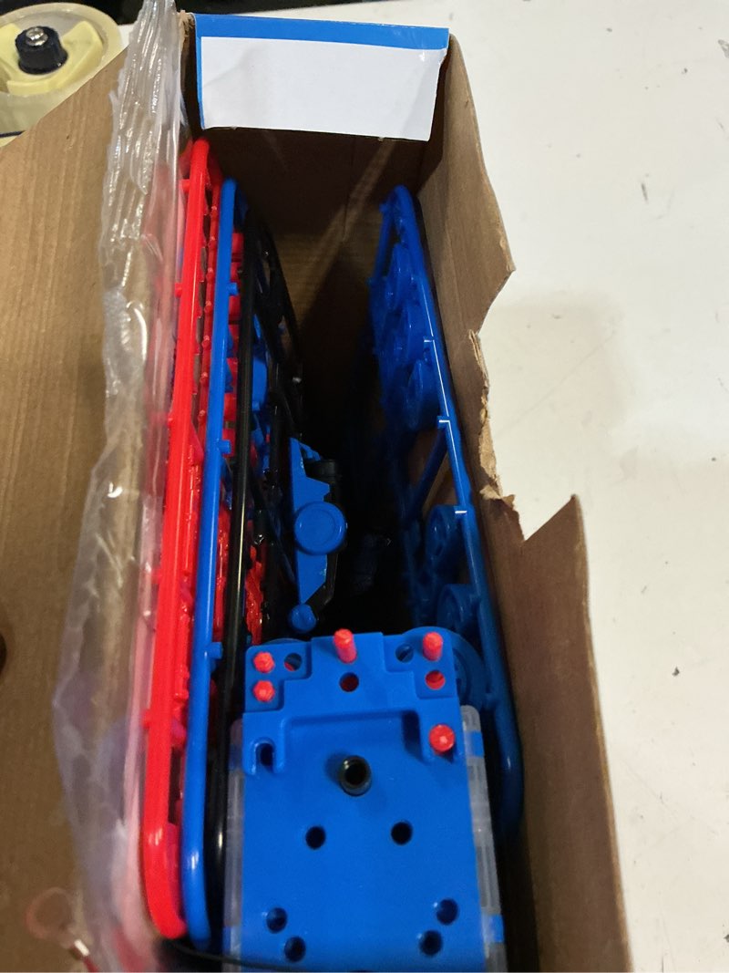 Condition photo showing As Is for sillbird solar robot building kit stem gift for boys aged 8-12, 12-in-1 diy science educational robotic toys for kids teens birthday, powered by the sun with 190 pieces blue-red