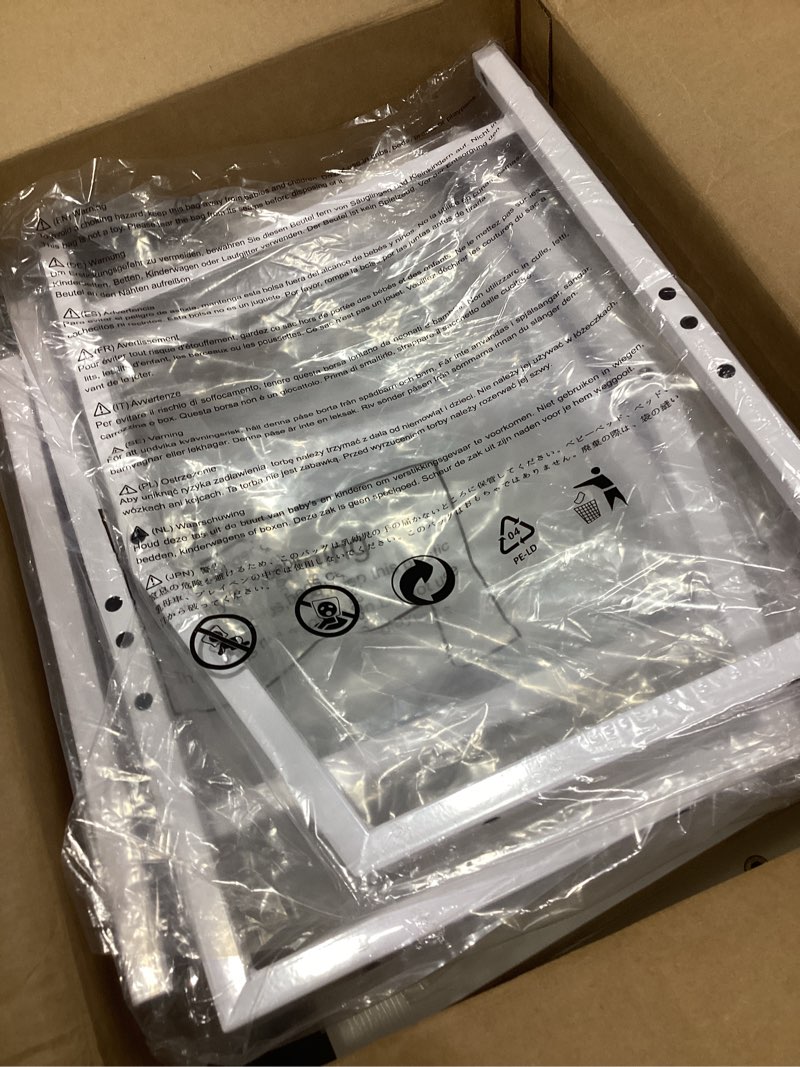 Condition photo showing New/Like New for Furnulem White Dresser with 5 Drawers, Vertical Storage Tower Fabric Dresser for Bedroom, Hallway, Entryway, Nursery, Closet Organizer, Nightstand Bedside Table Furniture, Sturdy Steel Frame, Wood Top White 5 Drawers