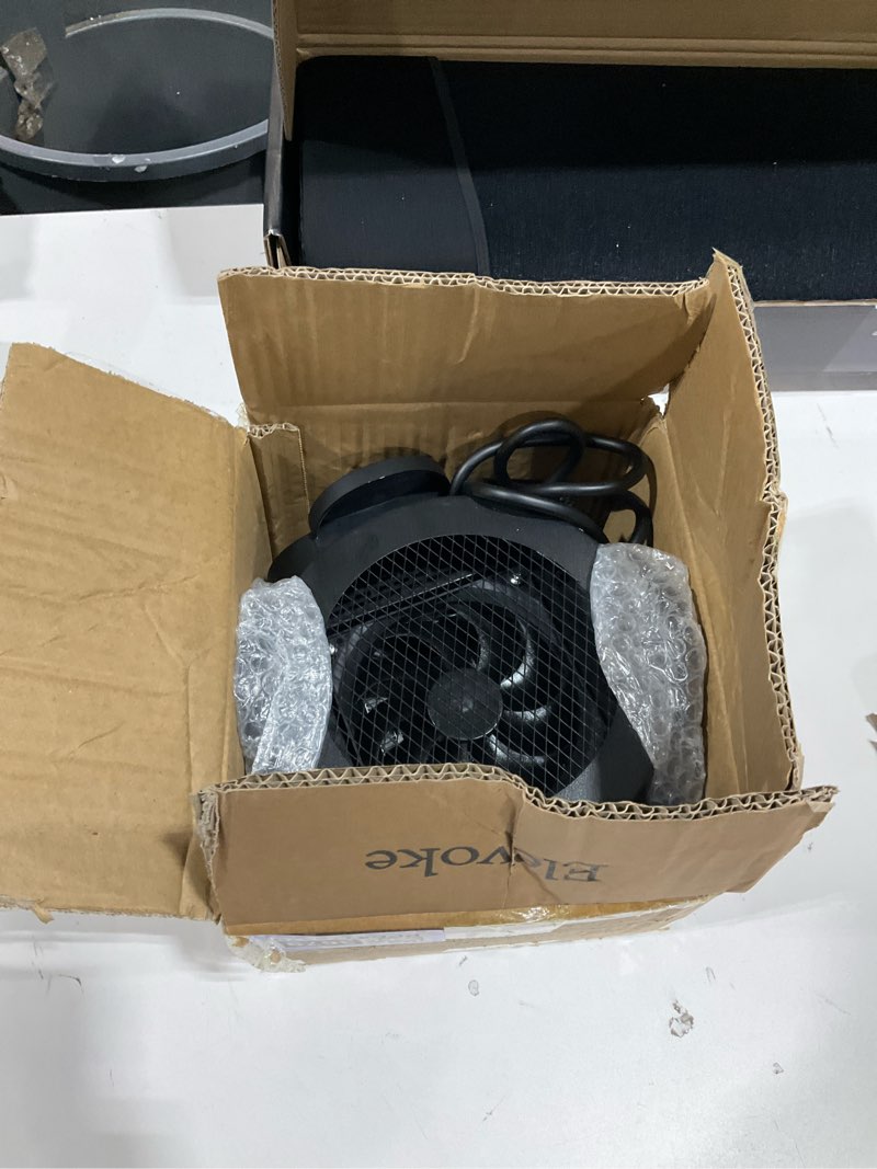 Condition photo showing As Is for elevoke space heaters for indoor use, 1500w ptc electric heater with 90°adjustable angle, fast safety heat, small portable heater for office home(silver)