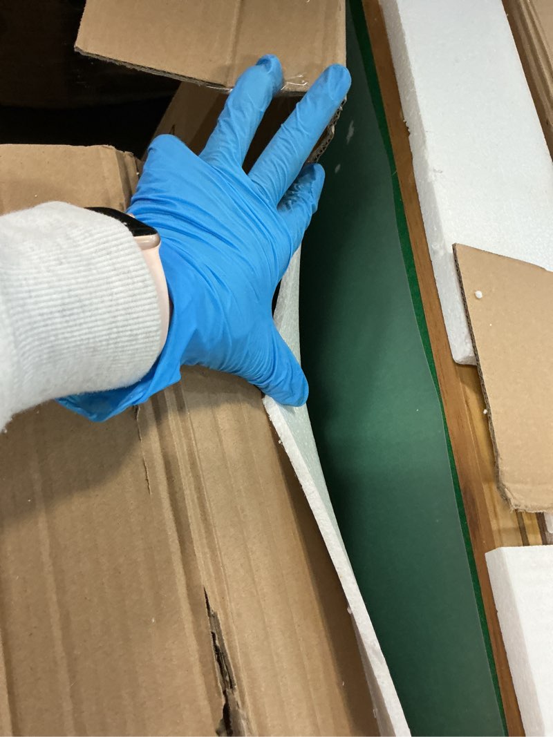 Condition photo showing As Is for ALL4JIG 1500 Pieces Jigsaw Puzzle Table with Legs, 34.2"x25.2" Adjustable Puzzle Board for Adults, 3-Tilting Angles, Multi-Functional with 4+2 Drawers & Protective Cover Green-upgraded Medium-1500pcs