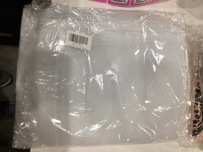 Condition photo showing New/Like New for Women Crinoline Petticoat A-line 2 Hoop Long Underskirt Wedding Ball Gown Petticoat Crinoline White