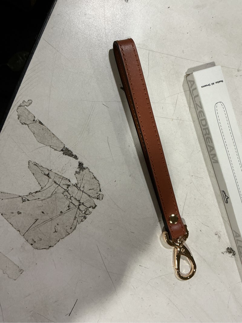 Condition photo showing New/Like New for Allzedream Wristlet Strap Genuine Leather Replacement Clutch Purse Key Wrist Lanyard