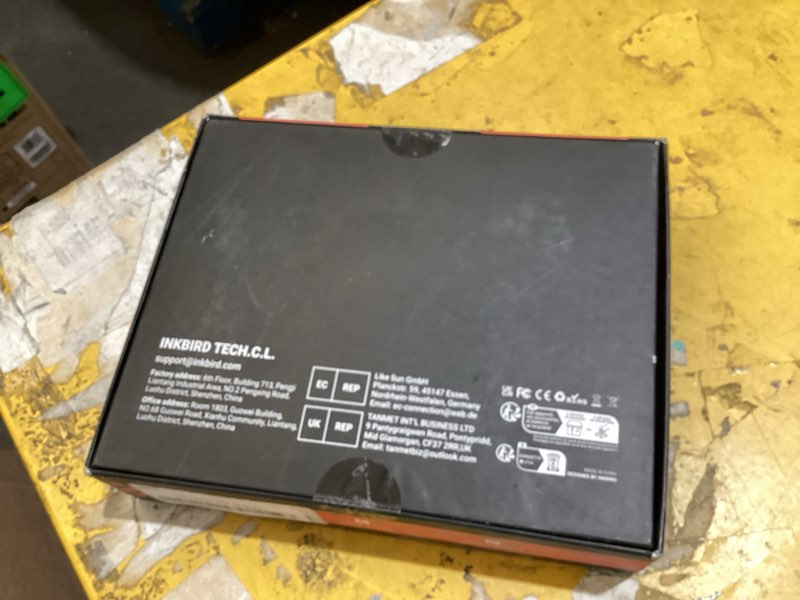 Condition photo showing As Is for inkbird 5ghz/2.4ghz wifi & bluetooth 5.1 meat thermometer, 6 probes wifi meat thermometer for smoking grilling wireless meat probe for bbq oven