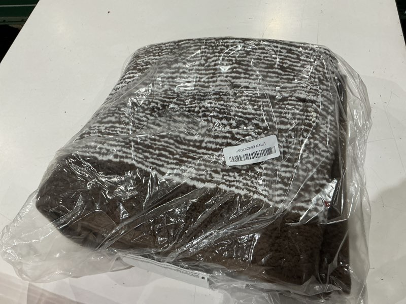 Condition photo showing Good Condition for 48x24 long bathroom rugs washable non slip, brown bath mat for bathroom floor tub, soft absorbent quick dry mats for shower,bathtub,home decor brown 2' x 4' (rectangular)