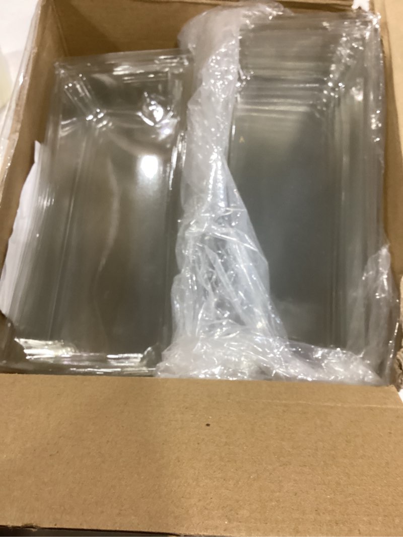 Condition photo showing New/Like New for inbagi charcuterie boxes with clear lids,100 pack paper rectangle disposable sandwich boxes, cookie boxes, bakery bread boxes for cookies desserts mini cakes packaging(brown, white)